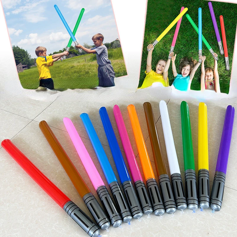 90cm Kawaii Inflatable Lightsa - огляд і ціна Party Games Kids Outdoor