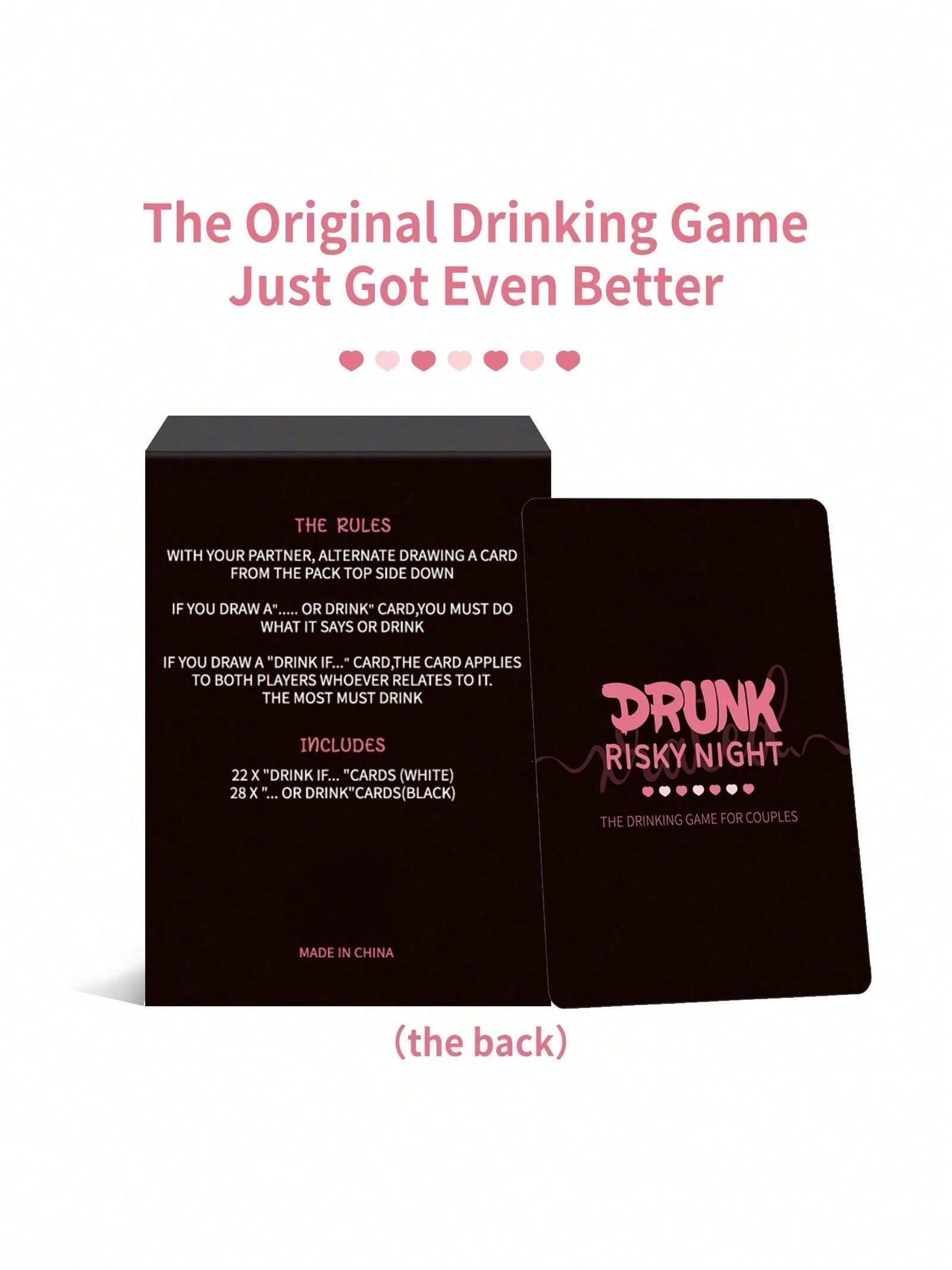 Drunk Risky Night Card Game, H - огляд і ціна Party Games Entertainer