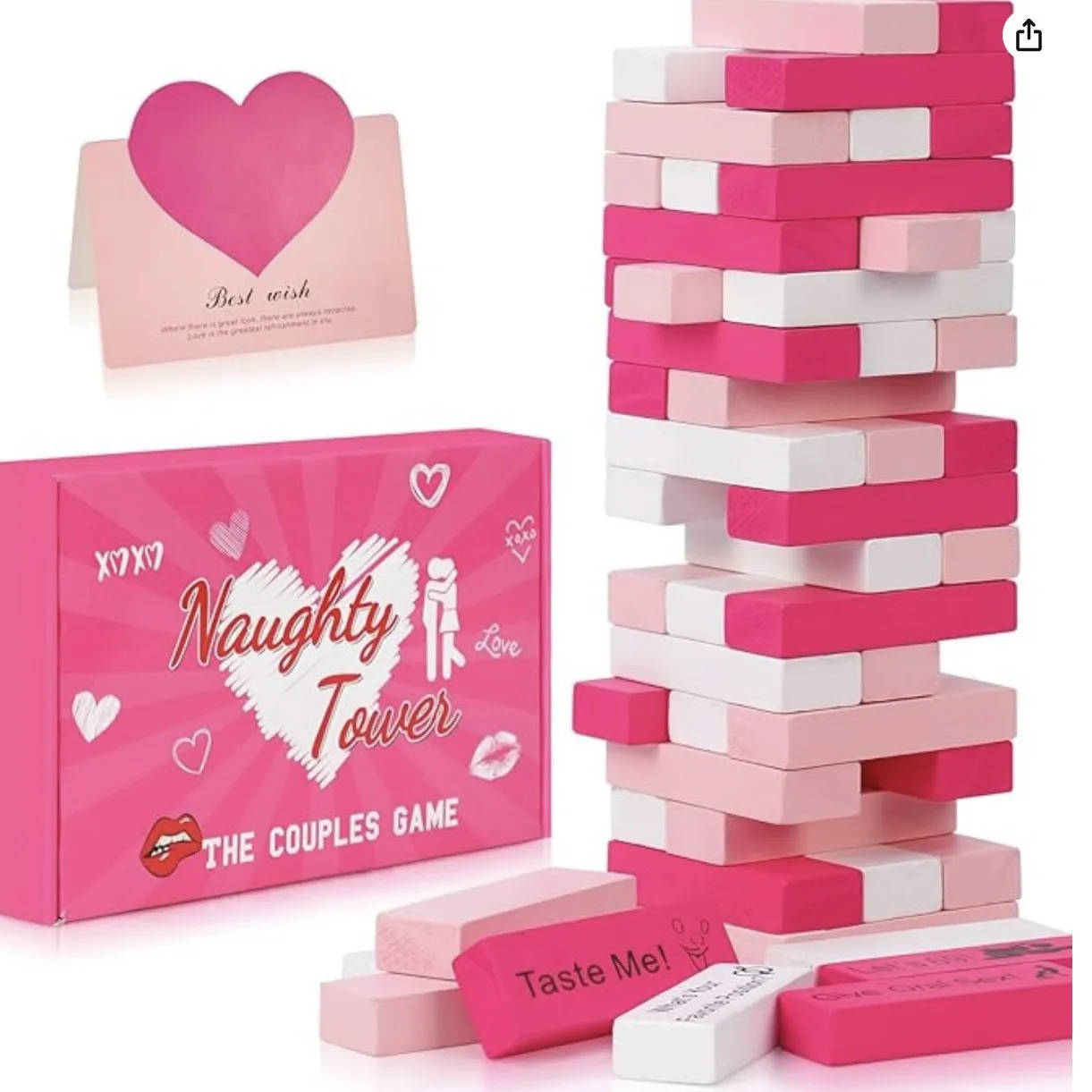 48PCS Block Tower Game Couple  - огляд і ціна Party Games Couple