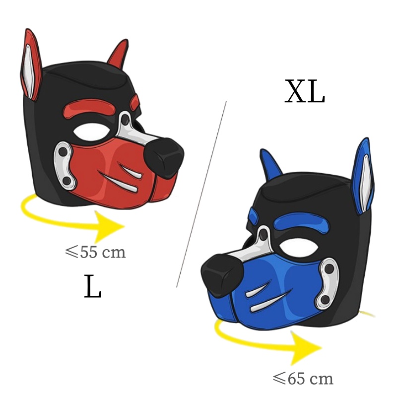 Erotic Colorful Dog Hood Mask  - огляд і ціна Party Games Couple