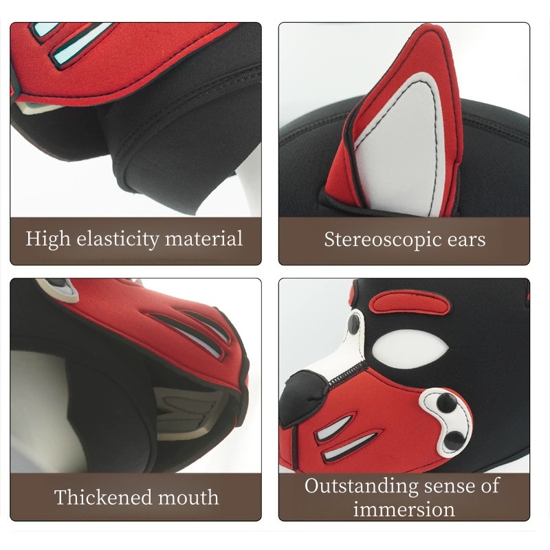 Erotic Colorful Dog Hood Mask  - огляд і ціна Party Games Couple