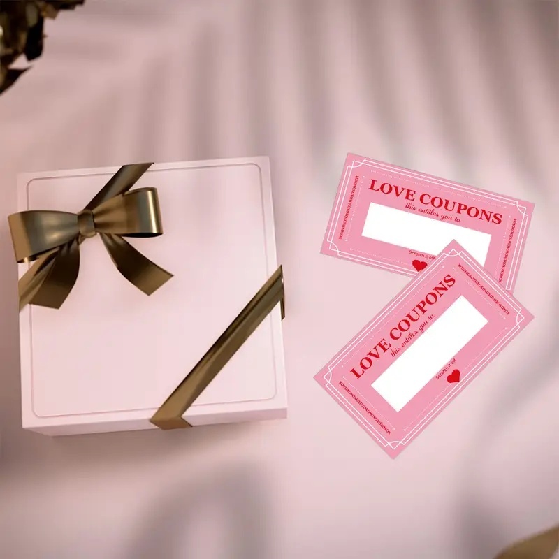 30 Pcs Pink Lucky Scratch Card - огляд і ціна Party Games Couple