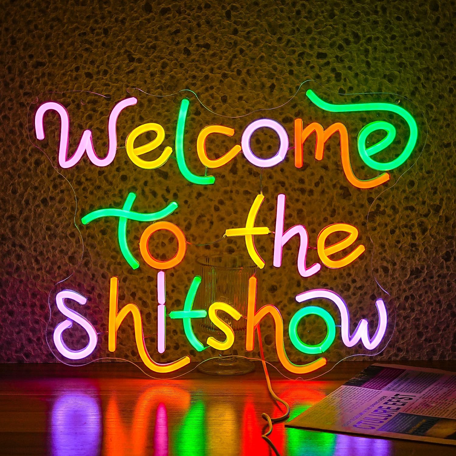 Welcome To The Shitshow Neon S - огляд і ціна Party Games Quotes