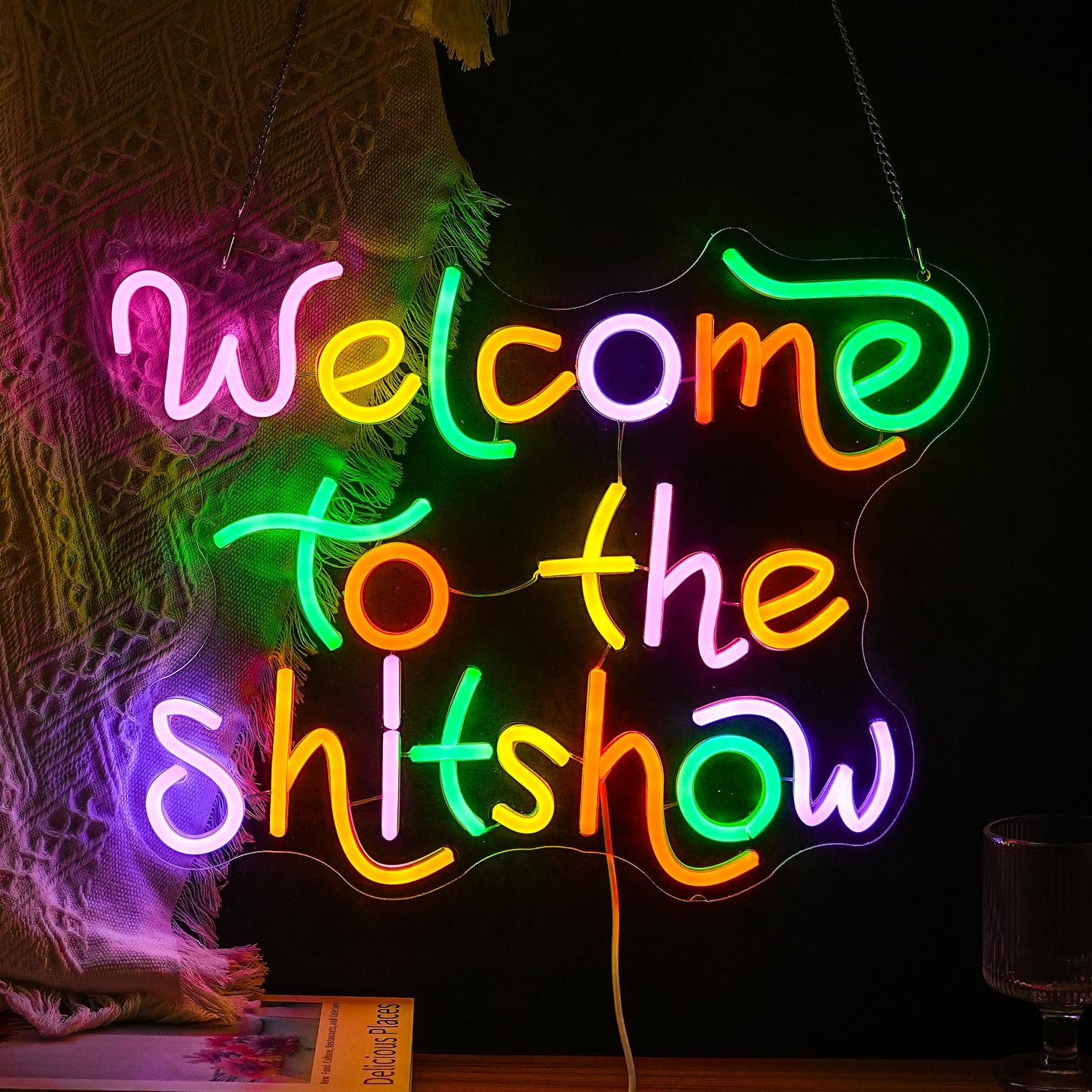 Welcome To The Shitshow Neon S - огляд і ціна Party Games Quotes