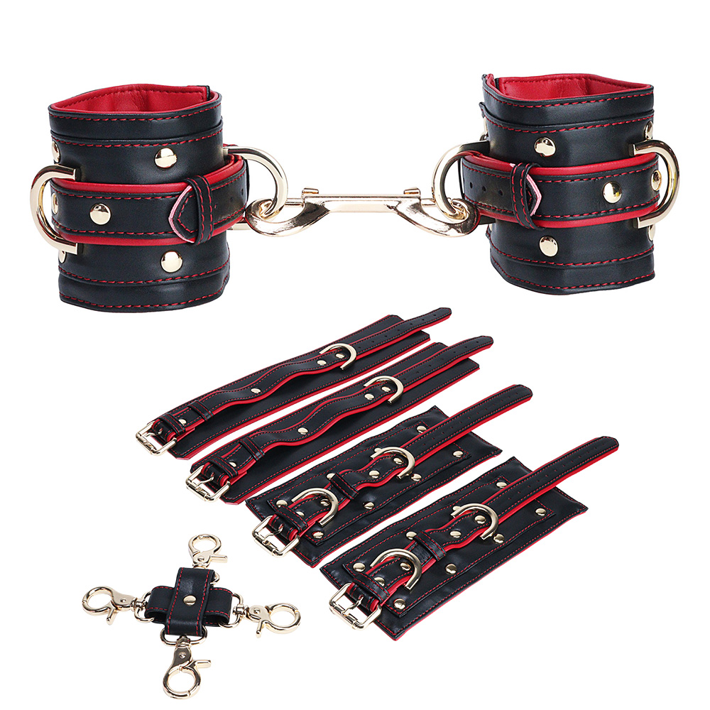 Padded Leather Handcuffs Ankle - огляд і ціна Party Games Couple