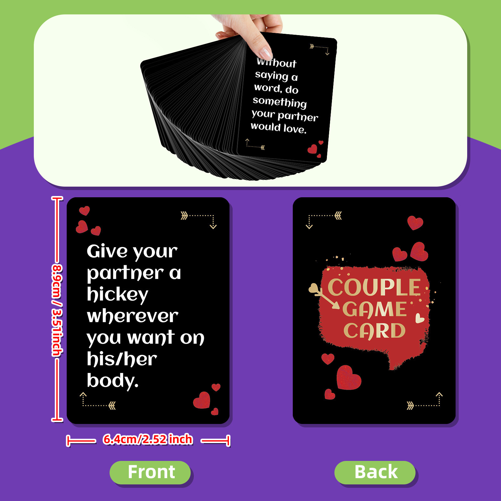 50Pcs Couple Interactive Chall - огляд і ціна Party Games Couple